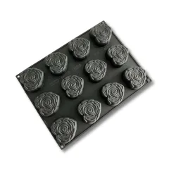 Форма за 12бр. сладки - “Обичам те“, силикон. Размер на сладка: 8х8х3,3см, капацитет - 140мл._0