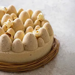 Форма за сладкиш - Великденска торта, силикон. Размер: 16х6,5см, капацитет - 940мл._2